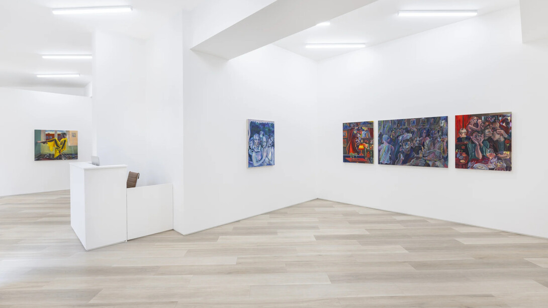 Adam Baker, Velvet hours, exhibition view. Courtesy of Beers Gallery