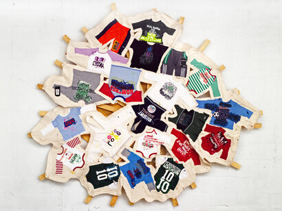 Mike Cloud, Homerun mets quilt, 2007. Courtesy of Hammer Museum