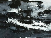 John Virtue (b. 1947), No. 13, 2011-2013, Acrylic on canvas, 2743.2 x 3962.4 mm