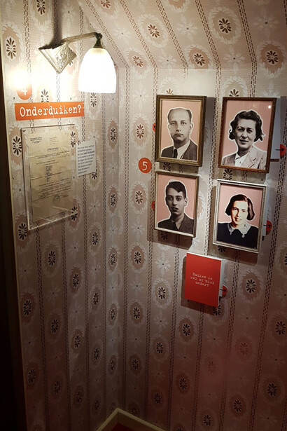 The resistance museum junior, exhibition view. Courtesy of Verzets Resistance Museum