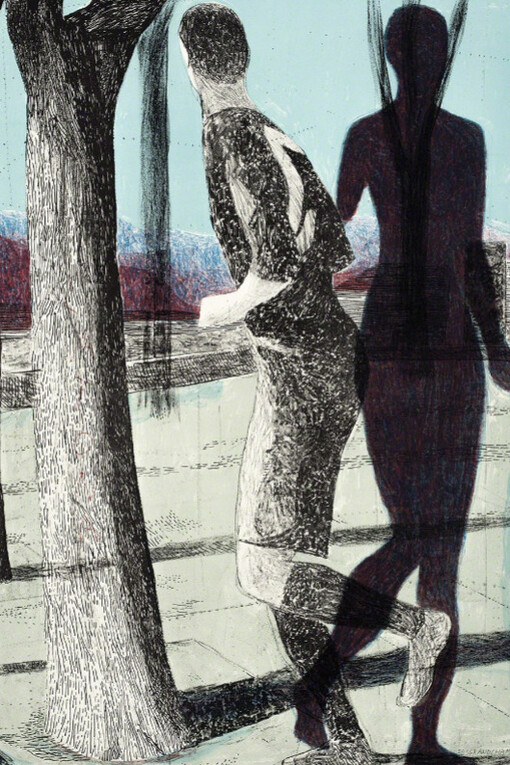 Marc Desgrandchamps, Latona 2, 2018. © Galerie Lelong & Co.