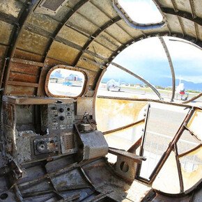 Boeing B-17E Flying Fortress. Courtesy of Pearl Harbor Aviation Museum