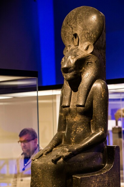 Imagen de la exposición "Animales y faraones. El reino animal en el antiguo Egipto"