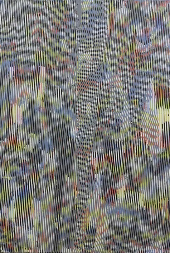 Julie Oppermann, 1311, 2013, Acrylic on canvas, 67 x 55 inches. Courtesy of Joshua Liner Gallery