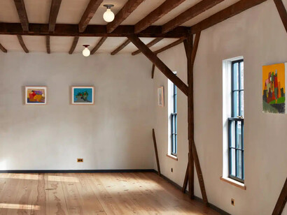 Alan Prazniak, Earth tones, exhibition view. Courtesy of Geary Gallery