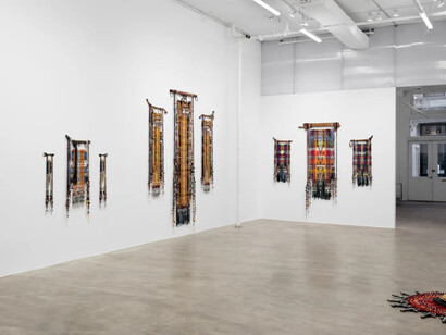 Anne Samat, The origin of savage beauty, exhibition view. Courtesy of Marc Straus
