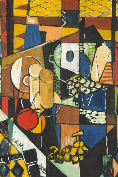 S.H. Raza, Still Life. 1949, gouache on paper. Courtesy of the Piramal Museum of Art