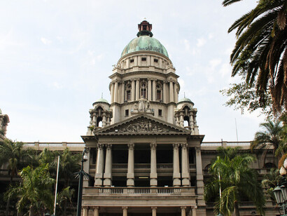 With its majestic Baroque Revival architecture, the Durban City Hall in Durban, South Africa, reflects the resilience and aspirations of multiple communities around the country
