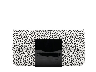 Borsa in cavallino a pois