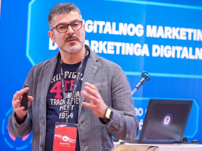 Robert Kopal during the conference "Digital Marketing"