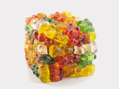 Eriko Kobayashi, Mini Gummy Cube, 2024. Courtesy of the artist and Hashimoto Contemporary LA