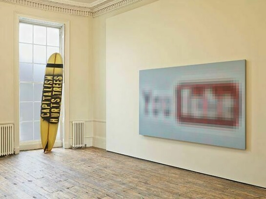 Mark Flood, exhibition view, Modern Art, 21 February - 22 March 2014 