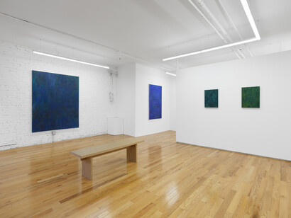 Gwen Hollingsworth, Walking in circles in the night, exhibition view. Courtesy of island gallery