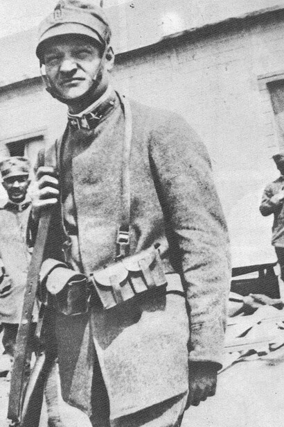 Giuseppe Ungaretti al fronte