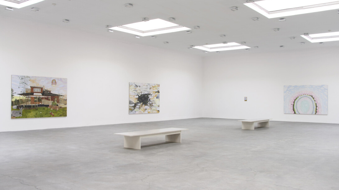 Leidy Churchman, Space remembers, exhibition view. Courtesy of Matthew Marks Gallery