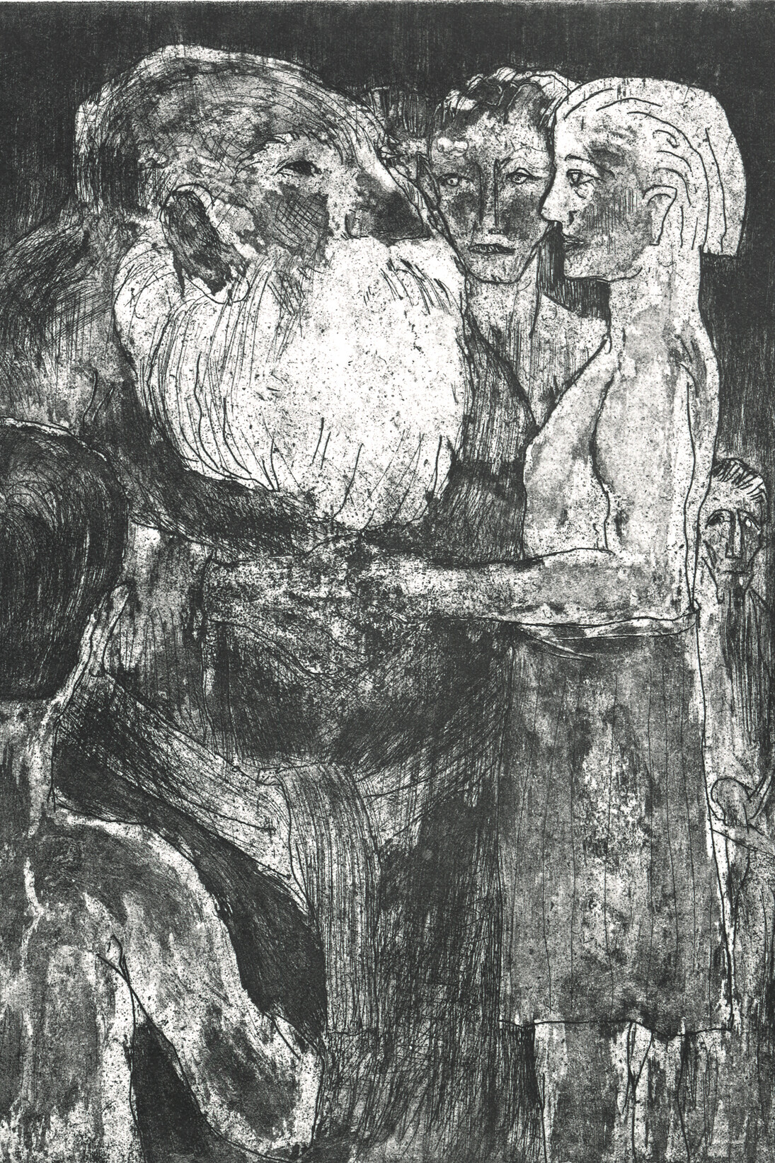 Volde Vikings Wikinger (Vikings), Emil Nolde, Etching and aquatint on wove paper, Germany, 1922 © Estate of Emil Nolde