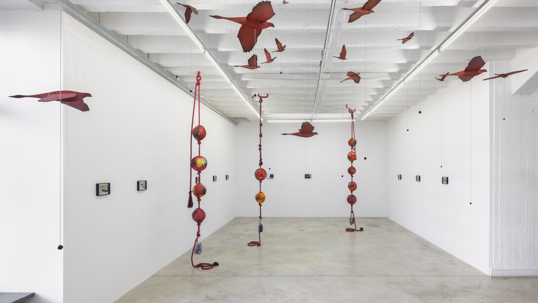 Camilla Steinum, Perception spot, exhibition view. Courtesy of Soy Capitán