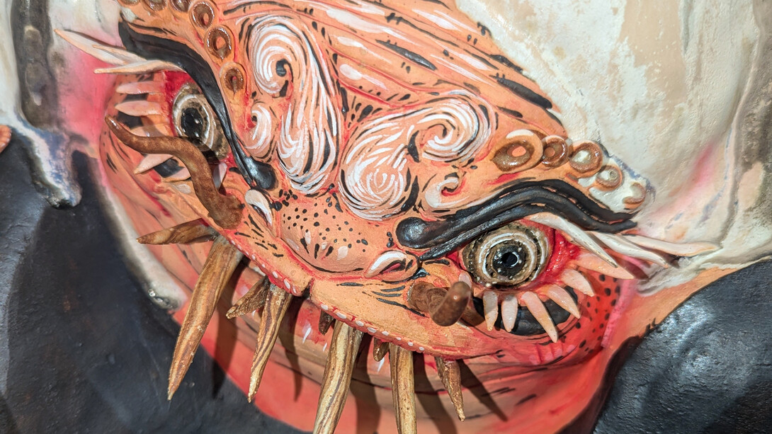 Sami Tsang, Dark Waters, Luminescent dreams (detail), 2025. Courtesy of Claire Oliver Gallery