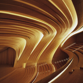 Zaha Hadid, Heydar Aliyev Centre, Baku, Azerbaijan, 2014, © Helene Binet, photo courtesy Zaha Hadid Architects, London