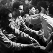 René Groebli, Tresterclub Zürich (#603) (detail), 1947. Courtesy of Bildhalle Gallery