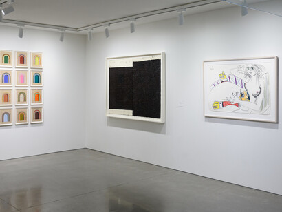 Installation View, Works on Paper, 2024. Photo credits: Shaun Roberts. Courtesy of Berggruen Gallery