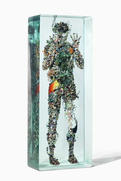 Dustin Yellin, Richard Heller Gallery, Los Angeles