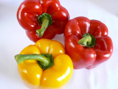 Peperoni rossi e gialli