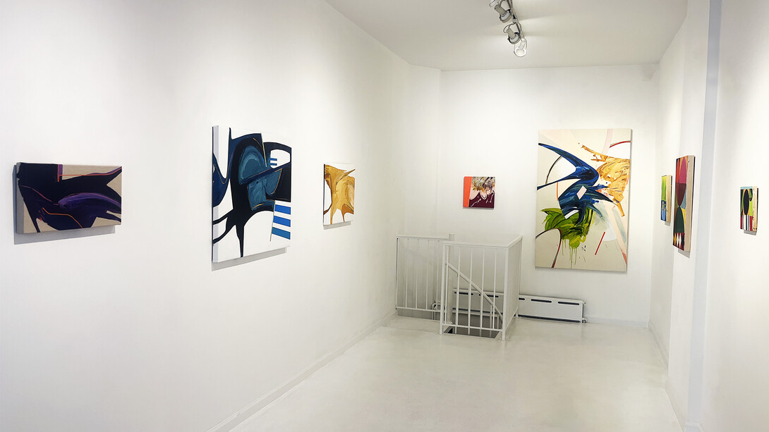 Andrew Hildenbrand and Carlos Puyol, Polyrhythm, 2023, installation view. Courtesy of Susan Eley Fine Art