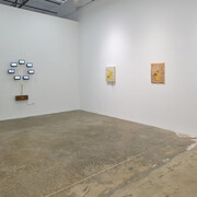 Leili Arai Tavallaei, Shotor 〇 morghe, exhibition view. Courtesy of Erin Cluley Gallery