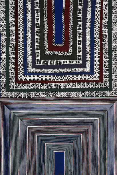 Aric Obrosey, Magnetic and fragmented memory, 2024. Courtesy of McKenzie Fine Art 