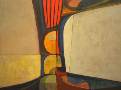 Harold Fonseca; Abstracción, 1963, Colección MAC (detalle)