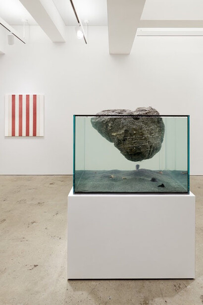 Daniel Buren. Courtesy of Nahmad Contemporary