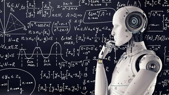 Robô resolve problemas matemáticos. A capacidade da IA de analisar grandes volumes de dados e encontrar padrões tem revolucionado diversos setores e fazer avançar várias áreas, por exemplo, algoritmos de aprendizagem automática conseguem identificar sinais precoces de doenças como o cancro com uma precisão superior à de muitos médicos
