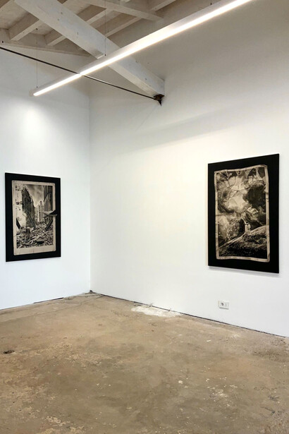 João Vilhena, Predizione perdizione, veduta della mostra. Per gentile concessione della Galleria Alberta Pane