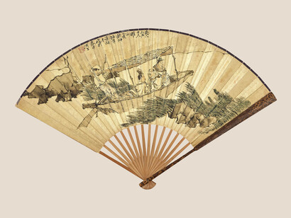 Ren Yi, Sailing on the autumn river, 1875. Courtesy of Hong Kong Museum of Art