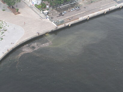 Área recentemente urbanizada com os mesmos problemas de saneamento e chegada de resíduos