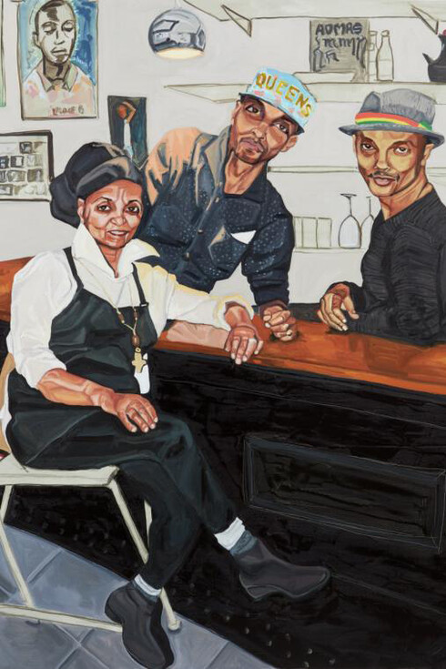 Jordan Casteel, Benyam, 2018. Oil on canvas; 90 x 78 in. Komal Shah & Gaurav Garg Collection. Image courtesy the artist and Casey Kaplan, New York © Jordan Casteel