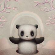 Being a Panda. Courtesy of Flower Pepper Gallery