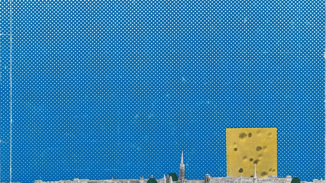 Bau Magazine, Issue 1-2, detail, 1968 (Front cover, design by Hans Hollein), Published by Zentralvereinigung der Architekten Österrreichs (Central Association of Austrian Architects), Courtesy the artists and estates