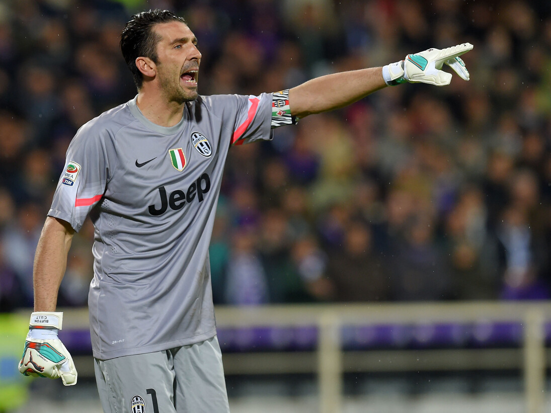 El portero de la Juventus de Turín Gianluigi Buffon