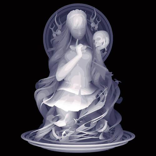 Kazuki Takamatsu, You & I, 53 x 45.5 cm, acrylic, acrylic gouache, medium, gesso, giclee on tarpaulin, dorothycircusgallery