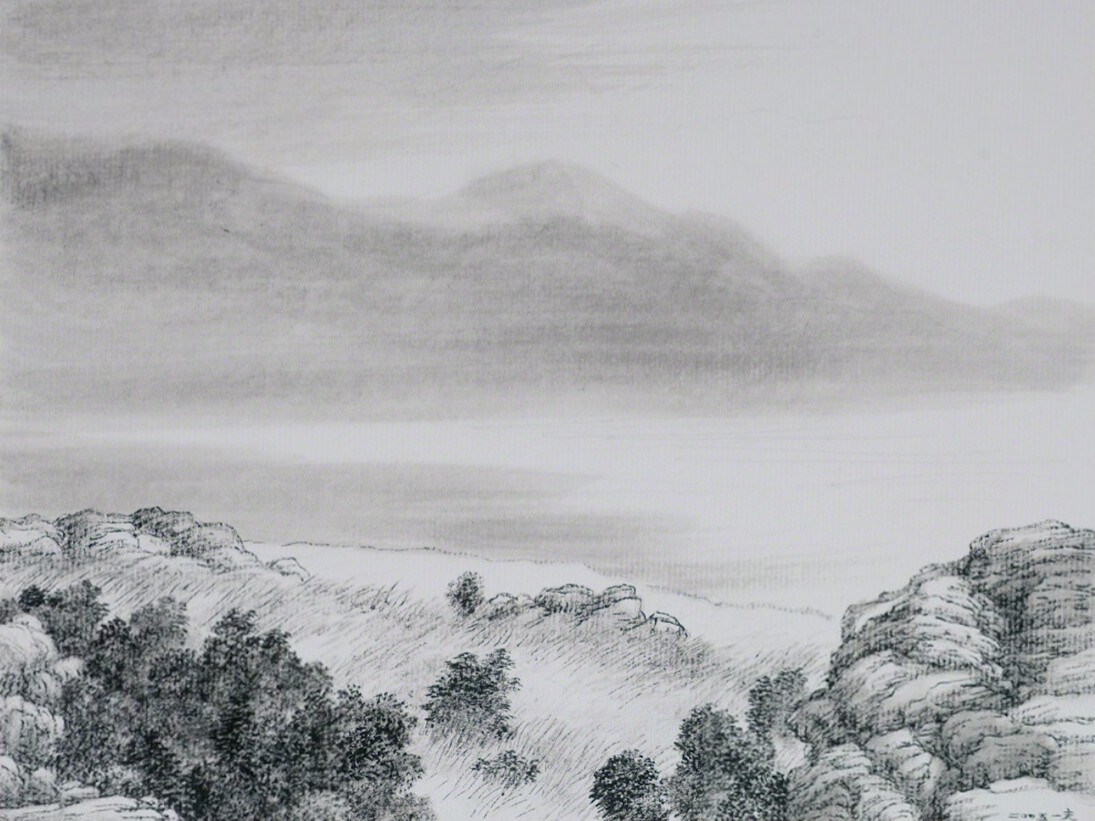 Hsia I-fu, Grassy Knoll, 2005. Courtesy of M. Sutherland Fine Arts