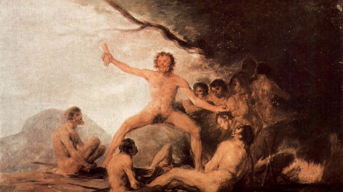 «Caníbales contemplando restos humanos» (1800-1808), Francisco de Goya