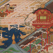 Iwasa Matabei Katsumochi, The tale of princess Jōruri Vol. 1 (detail). Courtesy of Moa Museum of Art