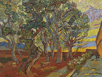 Vincent van Gogh, Garden of the asylum, 1889. Courtesy of Van Gogh Museum