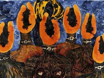 Lady Skollie. Lust Politics, Exhibition view. Courtesy of Tyburn Gallery