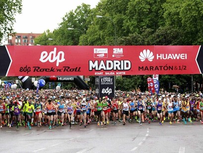 Maratón de Madrid. Preparados para la salida