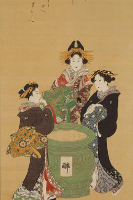 Painting the Floating World. Courtesy of Art Institute of Chicago