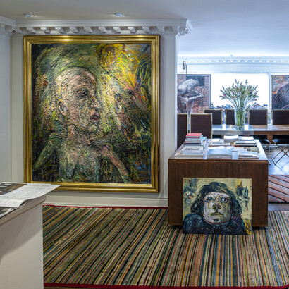 Fine Art conversations/Five artists, photo by Patricia Burke. Courtesy of the James Yarosh Associates Gallery 