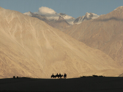 Camel trek in Nubra Valley